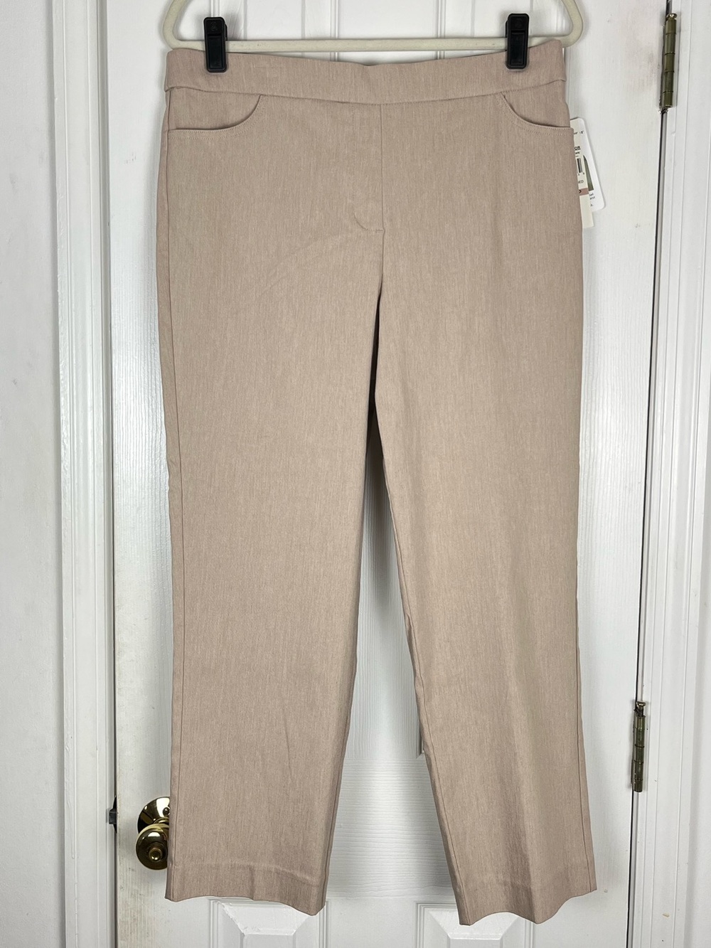 NWT Alfred Dunner Allure Pants Sz 12P Pull On Stretch